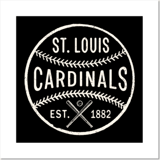 St. Louis Cardinals by Buck Tee Original Posters and Art